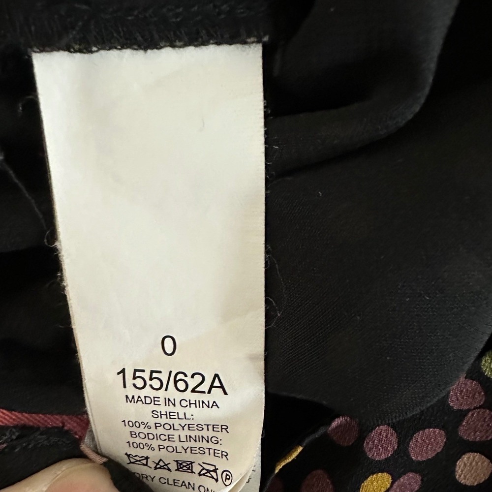 Kate Spade Disco Dot Wide Leg Cropped Jumpsuit Size 0 Party Cocktail - Picture 8 of 9